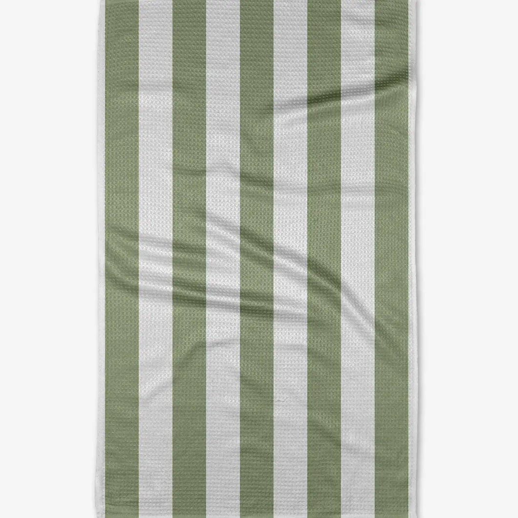 Geometry Candy Mint Tea Towel