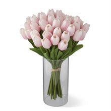Load image into Gallery viewer, 13 Inch Pink Real Touch Mini Tulip Bundle (12 Stems)