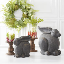 Load image into Gallery viewer, 10 Inch Dark Brown Resin Sitting Rabbit