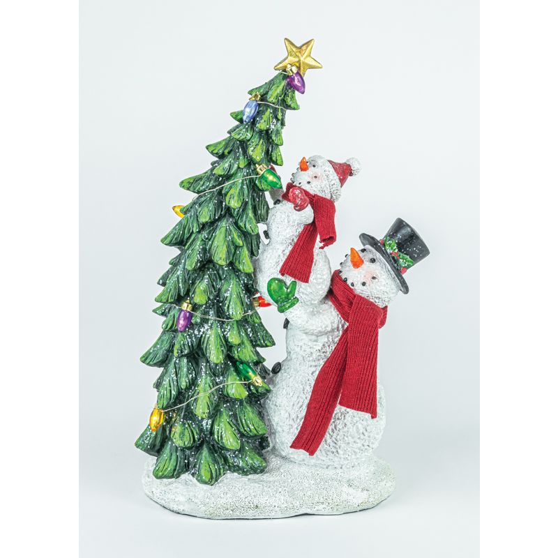 SNOW PALS TREE LIGHT UP TABLETOP