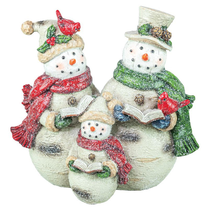 Birch Snowman Family