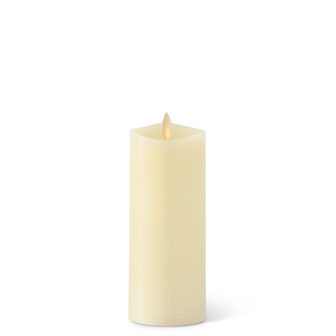 IVORY WAX SLIM INDOOR PILLAR LUMINARA CANDLE