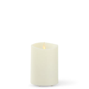 IVORY OUTDOOR PILLAR LUMINARA CANDLE