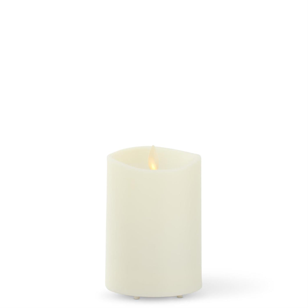 IVORY OUTDOOR PILLAR LUMINARA CANDLE