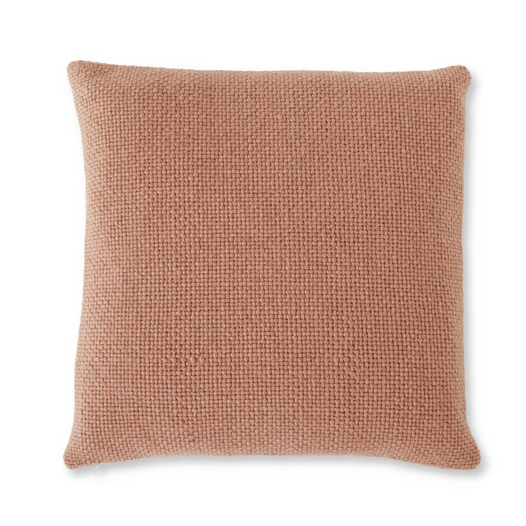 SQUARE CORAL WOVEN PILLOW