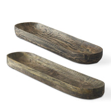 Load image into Gallery viewer, Handcrafted Oblong Mango Wood Tray, 2 size options
