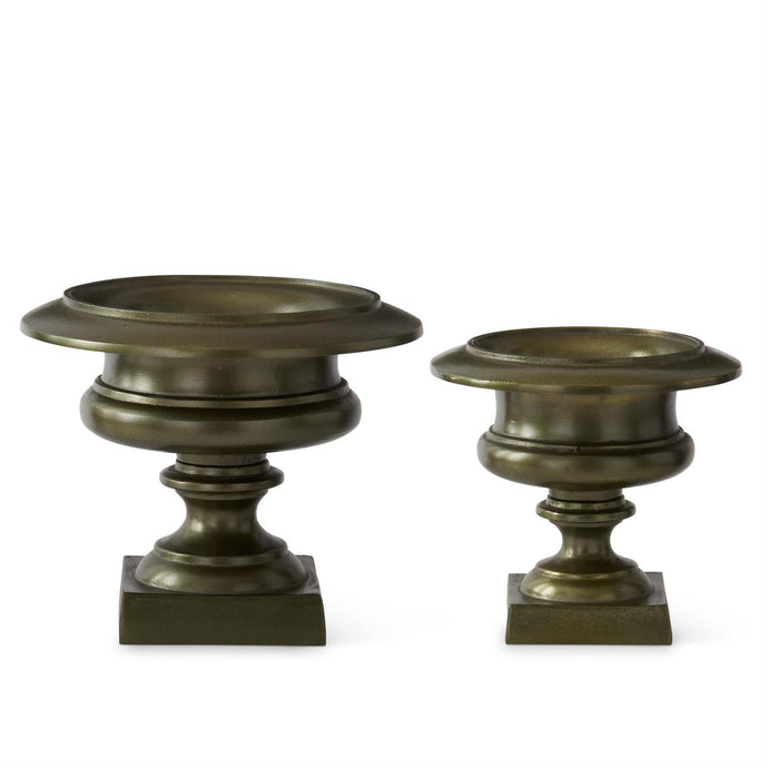 Green Cast Urn, 2 size options