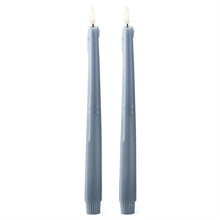 Load image into Gallery viewer, 11.5 Inch Light Blue LED Drip Taper Candles