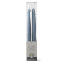 Load image into Gallery viewer, 11.5 Inch Light Blue LED Drip Taper Candles