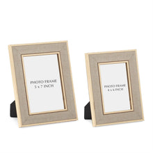 Load image into Gallery viewer, Gold Linen Photo Frame, 2 size options