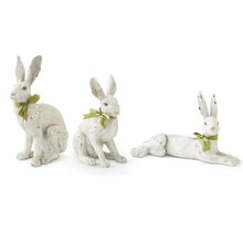 Load image into Gallery viewer, Garden Rabbit w/Green Bow, 3 style options