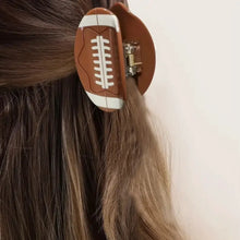 Load image into Gallery viewer, Football Hair Clip