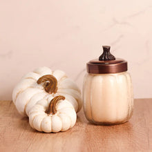 Load image into Gallery viewer, Pumpkin Swirl – 15oz Pumpkin Fall Scented Jar Candle