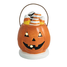 Load image into Gallery viewer, Jack-O-Lantern Basket Light Up Sitter