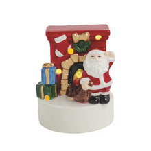 Load image into Gallery viewer, Christmas Fireplace Light-Up Sitter