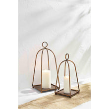 Load image into Gallery viewer, Antique Brass Lantern, 2 size options