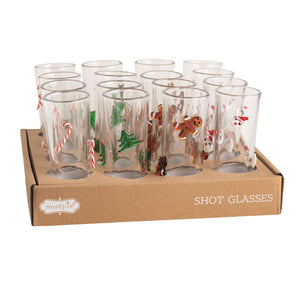 Christmas Shotglass, 4 style options
