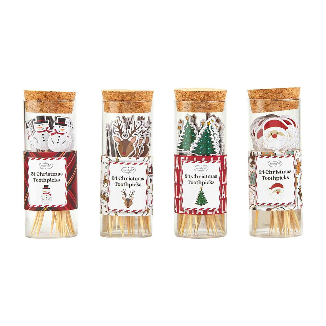 Christmas Toothpick Jar, 4 style options