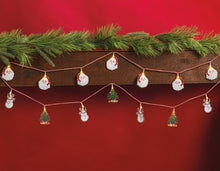 Load image into Gallery viewer, Santa LED Garland