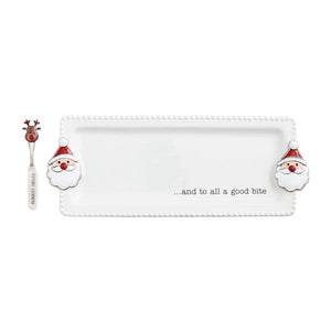 Santa Serving Tray Set