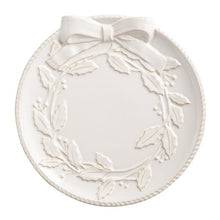 Load image into Gallery viewer, White Wreath Platter