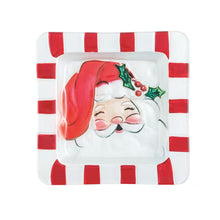 Load image into Gallery viewer, Santa Glass Platter