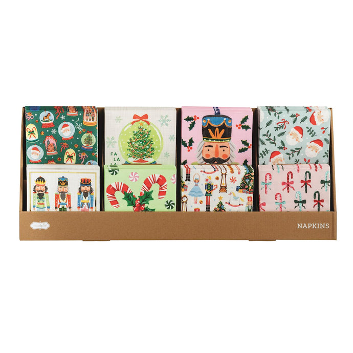 Christmas Paper Napkin Set, 8 STYLE OPTIONS