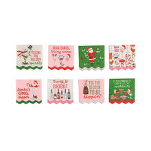 Load image into Gallery viewer, Holiday Bar Napkin Set, 8 style options