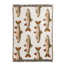 Load image into Gallery viewer, Trout Jacquard Blanket