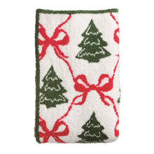 Load image into Gallery viewer, Christmas Tree Chenille Blanket