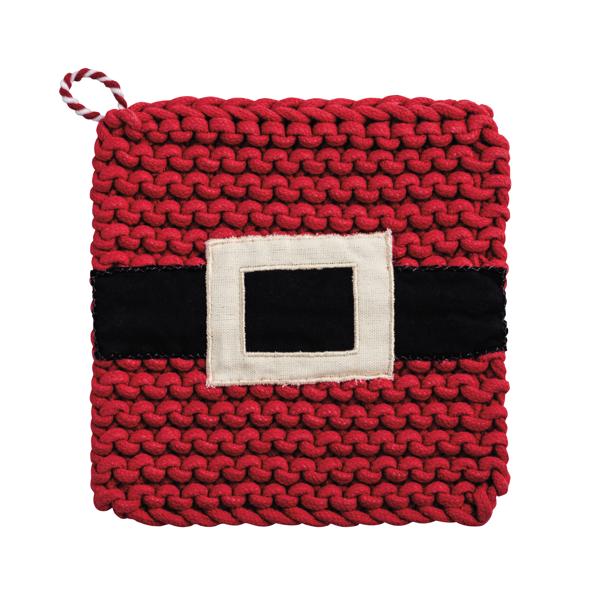 SANTA BELT XMAS POTHOLDER