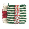 Green Stripe Pot Holder Set