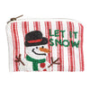 Snowman Beaded Pouch