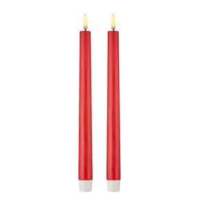 11" UYUNI RED TAPER CANDLES