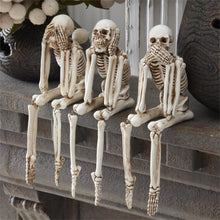 Load image into Gallery viewer, SEE NO EVIL HEAR NO EVIL SPEAK NO EVIL Skeleton, 3 style options