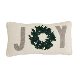 Joy Felted Pillow