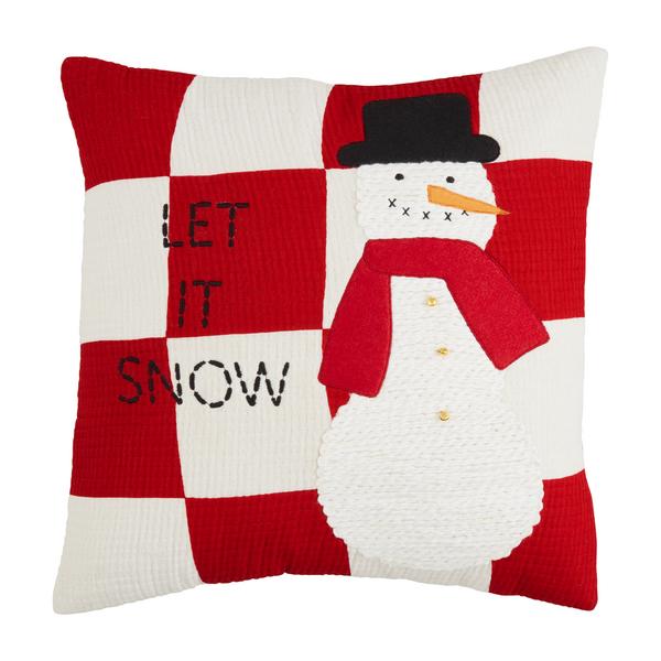 Reindeer Quilted Pillow