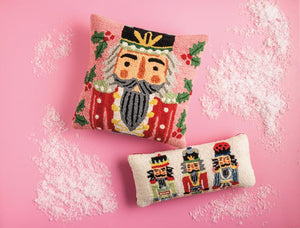 Square Nutcracker Wool Pillow