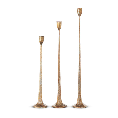 GOLD CANDLESTICKS, 3 size options