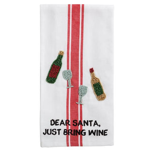 CHRISTMAS BAR BEADED TOWEL, 3 STYLE OPTIONS