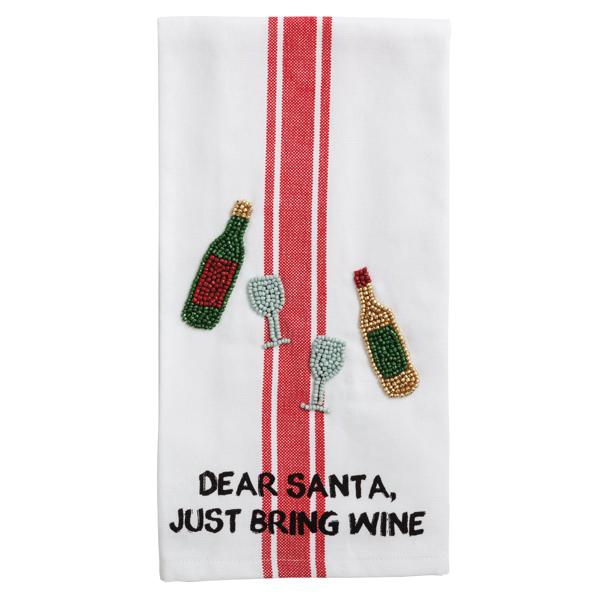 CHRISTMAS BAR BEADED TOWEL, 3 STYLE OPTIONS
