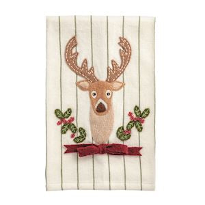 BUCK APPLIQUE TOWEL