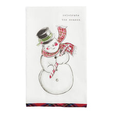 Load image into Gallery viewer, Snowman Printed Towel