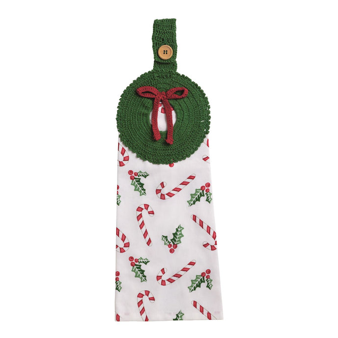 WREATH CROCHET TOWEL