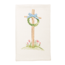 Load image into Gallery viewer, Easter Cross With Wreath Towel
