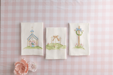 Load image into Gallery viewer, Easter Cross With Wreath Towel