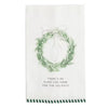 Wreath Stripe Hem Towel