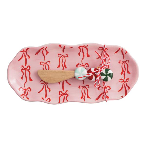 Christmas Bow Everything Dish Set