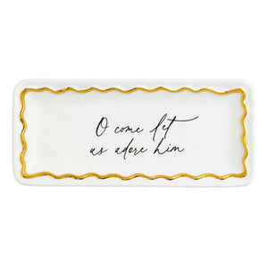 Adore Him Gold Everything Tray