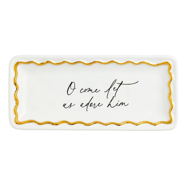 Adore Him Gold Everything Tray